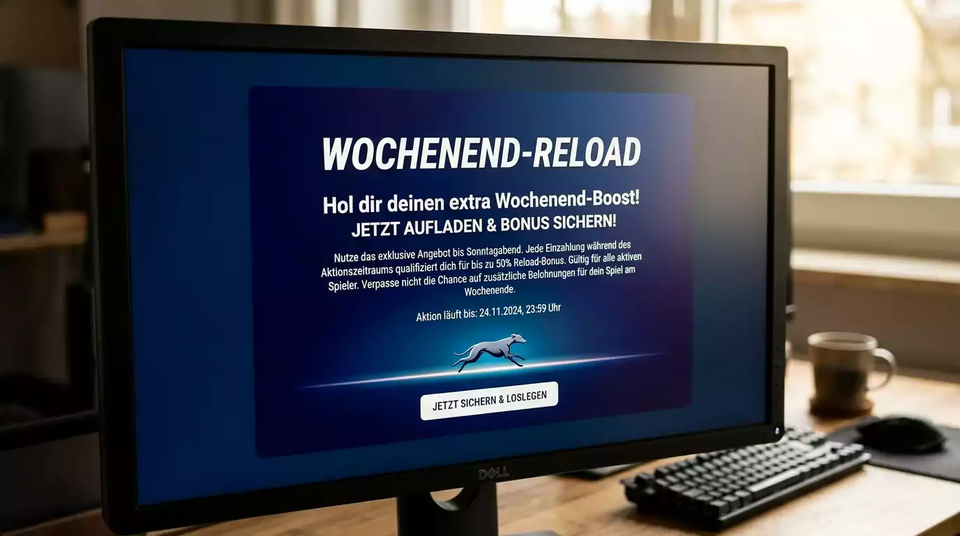 Themen-Reload-Bonus zum English Greyhound Derby im Aktionsbereich