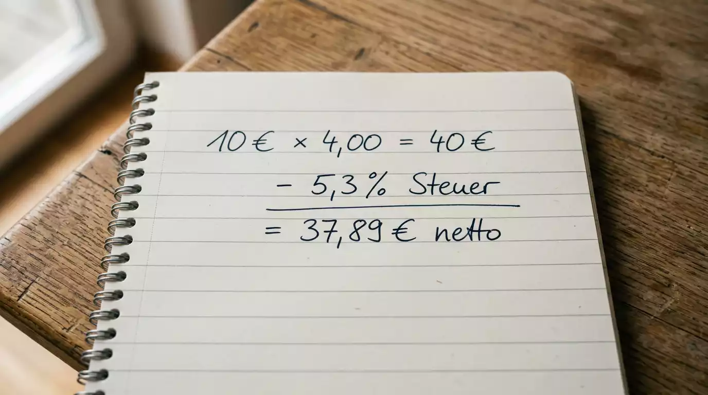 Rechenbeispiel zum Nettowert einer 10-Euro-Freebet nach Wettsteuer-Abzug