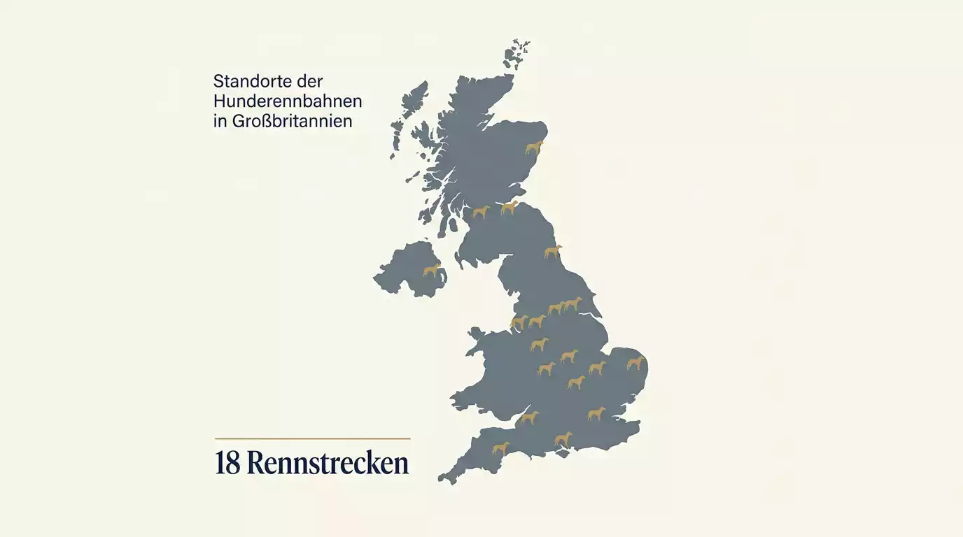 GBGB-Logo und Hauptsitz der britischen Greyhound-Regulierungsbehörde