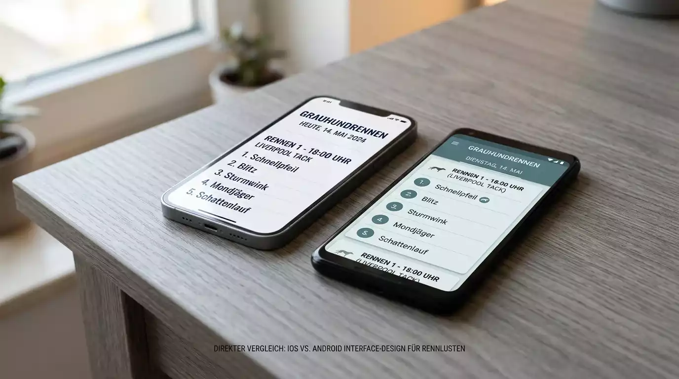 Hunderennen-Wetten per App